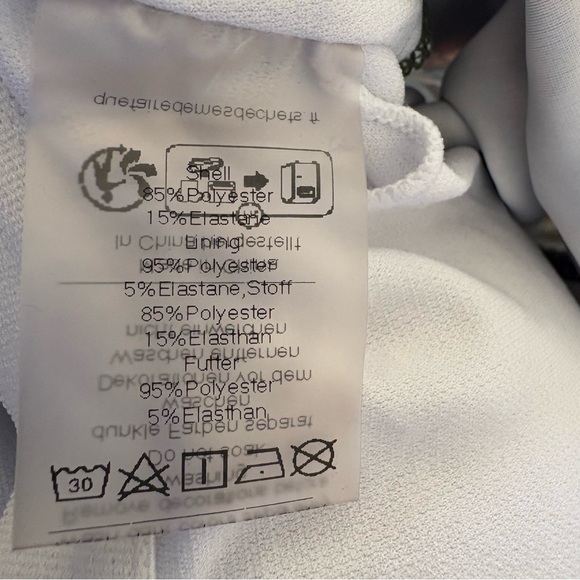 JACK SMITH Women One Piece Swimsuit Zipper Long Sleeve Rash Guard Floral Medium - Picture 10 of 10